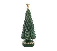 Resin Holiday Tree,Resin Christmas Tree Figurine Ornaments,Table Centerpiece Landscape Decor For Fireplace Bedroom Living Room Office Dorm Restaurant Garden Yard Holiday Indoor Outdoor