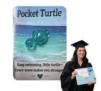 Resin Hug Card - Turtle Mini, Motivational Pocket Charm, Lovable Companion |, Birthday Surprise, Classroom Reward, Office Desk, Young Children, Teenagers, Adults, Gratitude
