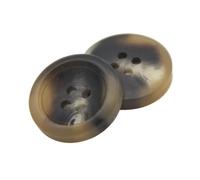 Resin Imitation Horn Large Decorative Coat Buttons for DIY Sewing Buttons, Ydwh415 Grey, 25mm 10pcs