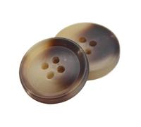 Resin Imitation Horn Large Decorative Coat Buttons for DIY Sewing Buttons, Ydwh483 Brown, 25mm 10pcs