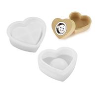 Resin Jar Molds with Lid Silicone Case Molds for Incenses Warmer, Epoxy Resin Casting Non Stick Easy to Demold Mold for Materials
