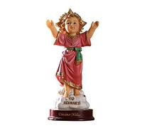 Resin Jesus Child Statue Holy Infant Sculpture Religious Christ Catholic Figurine Indoor Decoration Ornaments, Pet Souvenir Church for Altar Display Home Decor Devotion,A Art collection