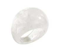 Resin Jewelry Rings Chip Resistant Construction Smooth Surfaces Perfect Statement for Present Seekers Geometric