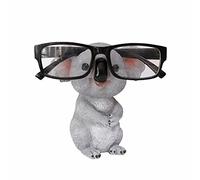 Resin Koala Eyeglass Spectacle Holder Display Stand, Cute Animal Eyeglass Holder, Decorative Glasses Accessories Great for Nightstand Home Office Desk Decor Decorative Gift(Grey)