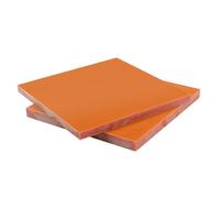 Resin Laminated Sheet, Bakelite Phenolic Resin Laminated Board Orange Red Multiple Sizes 3mm Pack of 2(200x300x3mm)