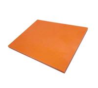 Resin Laminated Sheet, Phenolic Resin PCB Bakelite Sheet Orange Red 20mm Multiple Sizes(200x200x20mm)