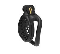 Resin Lightweight Protective Cage - Fitness Accessory with Breathing Hole-UShlZ27 (Black, Arc Rings)