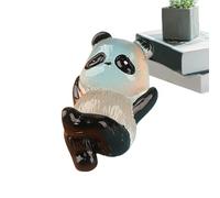 Resin Luminous Pandas Figures, Portable Animal Figures, Hand-painted Resin Panda Figures for Family, Friends and Colleagues