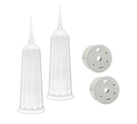 Resin Memorial Vases Reinforced Base Antislip Design Secure Ground Mounting Suitable for Tombstones Flower Arrangements Weather Resistant Grave Vase