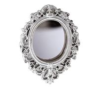 Resin Miniature Vintage Mirror Accessories Retro Home Decor Small Elegant Accent for Bedrooms Living Rooms Nurseries Apartments Dorms Offices Hotels Birthday Parties Collectibles