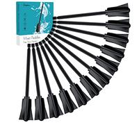 Resin Mixer Paddles, Suzzam 12 Pcs Epoxy Mixing Paddle Paint Mixer for Drill, Reusable Paint Stirrer for Resin, Silicone Mixing, Paint