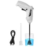 Resin Mixer - Resin Stirring Machine, Resin Blending Device | Battery-Powered Epoxy Mixer with 2 Paddles, Handheld Electric Mixing Drill Attachments, Blending Tool for Resin, Silicone, Crafts