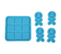 Resin Mold Board Game Silicone Molds Family Game Epoxy Casting Molds for Home Decor Baking Mold Metal