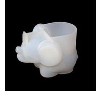 Resin Mold Elephant Shape Storage Box Silicone Epoxy Lash Tray Mold Makup Egg Tray Mold Valentine's Day Gift