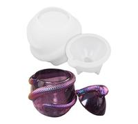 Resin Mold For Storage Pot - Snake Egg Mold For Resin Casting, Silicone Snake Shaped Mould, Snake Egg Mold, Silicone Storage Box Mold For Soft