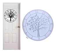 Resin Mold For Tree Clock - DIY Resin Clock Shape, Tree Life Pattern, Wall Art Decor | Reusable Casting Mold For Home Door Decoration Made M