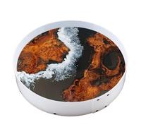 Resin Mold Large Round Deep -Kalinta 18inch Reusable Epoxy Round Molds for Resin Clock, Serving Tray Board, End Table，Floral Preservation Bouquet