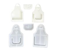 Resin Mold Set, DIY Craft Casting Kit, Nonstick Silicone Apron Design with Sturdy Flexible Form Structure, Reusable Art Tool, Creative Style Mold System for Home Projects Use