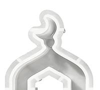 Resin Molds - 1.04 inches Middle East Festival Casting Tool | Home Decor Cement Moulds - for Artists Art Teachers Hobbyists Craft Lovers Jewelry Maker Designer Home Crafting Holiday