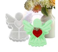 Resin Molds - Angle Silicone Tool, Reusable Non Stick Craft, Aesthetic Sculpture Casting, Detailed Statuette Creation Function, Hobby Supply Category, White Flexible Piece for Soap Candle Home Decor