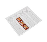 Resin Molds - Chocolate Box Tool, Epoxy Resin Supplies, Handcrafted Style, Clay Plaster Casting Function, Top Performance Hobby Gear, Small Clear Silicone Finish Soy Wax Soap Crafting