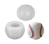 Resin Molds - Flexible Nonstick Silicone Baseball Shapes for Epoxy Resin - For Adults and Families Modeling Dough Chocolate Fondant