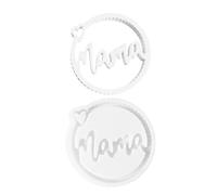 Resin Molds for Pendants - Silicone Mould Mother's Day Theme - Round Creative Tool for Decoration Crafts Birthday Wall Home Mum
