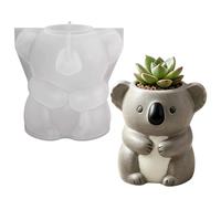 Resin Molds,Koala Easy Release Cute Making | Animal Planter Casting Epoxy Molds | for Flower Pots Jewelry Organizer DIY Crafts Home Decor Birthday Party Favors