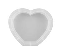 Resin Molds Rectangle & Heart Shape Silicone Photo Frame Mold Personalized Photo Tool for Making Souvenir Heart Shape Molds for Epoxy Resin