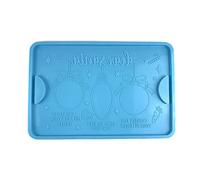 Resin Molds Rectangular Christmas Tray Silicone Agate Glossy for Making Craft Tray Molds