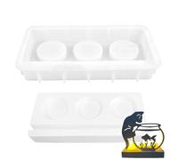 Resin Molds - Reusable DIY Non-Stick Crafting Tools | Candle Holder Silicone Epoxy Molds - for Wax Plaster Birthday Party Favors Home Decor Art Projects