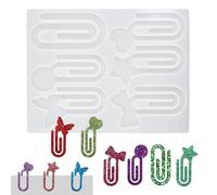 Resin Molds - Silicone Molds For Resin | Paper Clip Marker Silicone Mold | Handmade Silicone Pape Markers Mold | Men Marks Maker Tool M