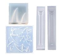 Resin Molds Wings Devil Horns Wand Silicone Mold Epoxy Casting for Jewelry Making Craft Pendant Necklace Pendulum
