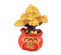 Resin Money Tree Statue Blessing Bag Sculptures Fengshui Ornament for Home Offices Desktop Decorations Collectibles Blessing Bag Figurines