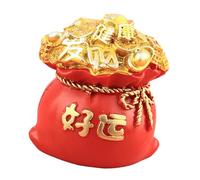 Resin Money Tree Statue Blessing Bag Sculptures Fengshui Ornament for Home Offices Desktop Decorations Collectibles Money Tree Statue Fengshui Decoration with Blessing Bag Figurine for Wealth Luck