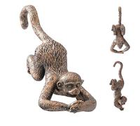 Resin Monkey Home Decor Hanging for Living Room Outdoor Decor Garden Hanging Creative Hanging Planter for Home Balcony Garden Decor, Bring Your Decor to Life