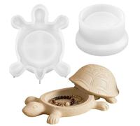 Resin Mould - Silicone 10.5 x 7.3 cm Detailed Design 3D | Molding Cast Turtle with Crafts, Home Decoration, Wedding Centerpiece, Epoxy Art Mould | Table De