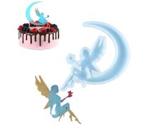 Resin Moulds Silicone Moulds,Epoxy Resin Molds,Heart Moon Star Dream Catcher Resin Mold,Wind Chime DIY Craft Casting Beginners Frame Decoration Gift Homemade Garden Decor