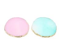 Resin Nail Art Mixing Palette with Agate Plate 2pcs for Polish | Smooth Surface, Easy to Clean, Comfortable Hand Feel, Display Board for Nail Professionals in Salon Use