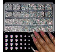 Resin Nails Art Charms with Heart Square and Teardrop Designs for Creative Manicure Mixed Shape Nails Beads for Manicure