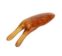 Resin Nose Massager and Nose Up Scraper Bar for Women - Succinite Color, Pain- Multi-Point Design for Lifting and Slimming (Amber)