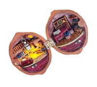 Resin Nut Miniature House for Adults - 6cm Walnut Shell Library, Creative 3D Scene, Handmade Model | Artistic Craft Kit for Adults Decoration Collectible Secret Ornament Display