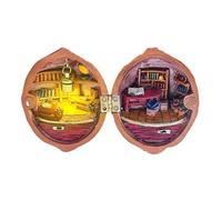 Resin Nut Shell House - DIYs Mini Dolhouse, 3D Scene Kit | Creative Resin Craft Project, Miniature Library Nut Shell Decoration, Detailed Crafting Kit For Adults Hobby Art Collectors