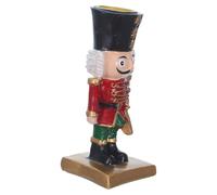Resin Nutcracker Soldier Candlestick 22mm for Taper Candle Dining Table