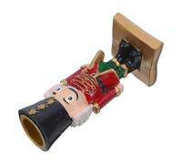 Resin Nutcracker Soldier Candlestick Holder for 22mm Taper Candles