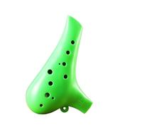 Resin Ocarina 12 Hole Alto C Key Plastic With Teaching Materials Professional Performance(Performance green teaching materials)