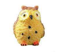 Resin Owl Decoration for Microscapes Terrarium Landscaping Moss Arrangements and Small-Scale Green Scene Composition (4PCS No. 1)