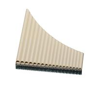Resin Pan Flute 18-tube Pan Flute 16-pipe Pan Flute Beginner Professional Playing School Designated Wind Instrument (Color : Beige)