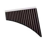Resin Pan Flute 18-tube Pan Flute 16-pipe Pan Flute Beginner Professional Playing School Designated Wind Instrument (Color : Bk)