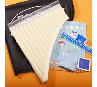 Resin Panflute 18-tube C-tuned 16-tube Panflute Beginner Panflute Instrument Simple(B,16)
